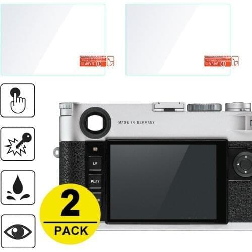 2x Tempered Glass Screen Protector for Leica M (Typ 240 / Typ 262 ) M-P M-E (Typ 240)