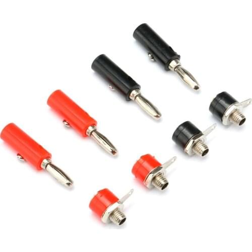 5set Male And Female 4mm Banana Plug Male And Female To Insert Connector Banana Pin DIY Model Parts