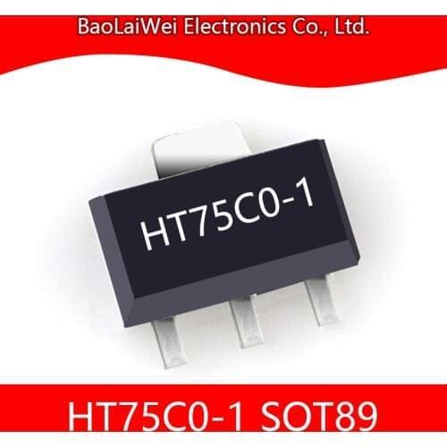 500pcs HT75C0-1 HT75C0-3 HT75C0-7 3SOT89 Electronic Components Active Integrated Circuits 12V voltages stabilizer regulator