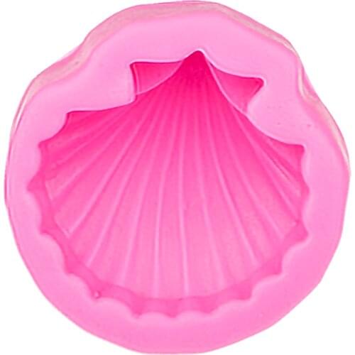 Big Famous Sea Shell Shape 3D Silicone Fondant Cake Mold Tools Bakeware E598