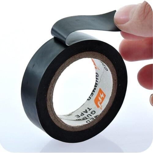 2 rolls! Black 10M PVC waterproof Adhesive Vinyl Electrical Flame Retardant Insulation Insulating Tape Repairing Bonding Tool