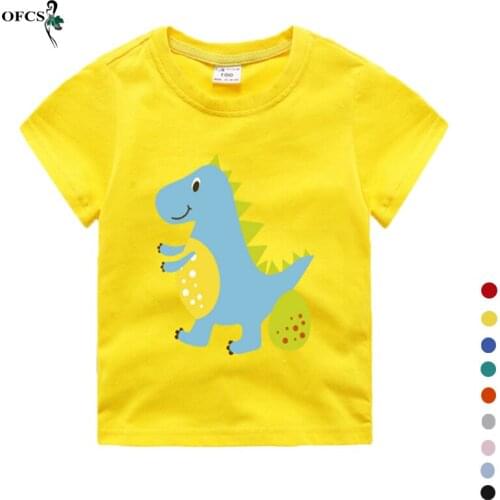 New Summer Kids Boy Girl T-Shirts Short Sleeve 2-12Years Childrens Tees Baby Unisex O-Neck Tops Cartoon Casual Cotton T Shirts
