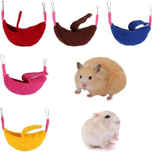 Hamster cotton nest banana Shape House Hammock Bunk Bed House Toys Cage For Sugar Glider Hamster Bird Small Animal Pet Supplies