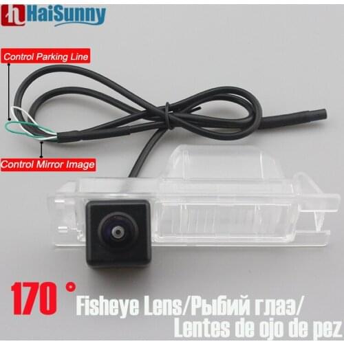 Car Reverse Camera Fisheye 170 Degree Waterproof 4 pin Control Guiding Line Rear Reversing Camera For OPEL Zafira b Corsa d c