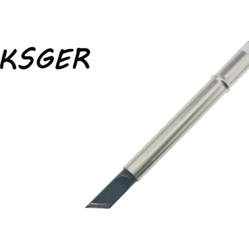 KSGER Black AX-Grade Thin T12-K Thickness 2.0mm T12 Solder Soldering Iron Tips For STM32 OLED T12 Temperature Controller