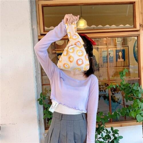 Mini Portable Knot Tiger Lion Wrist Bag Women Top Handle Bag Simple Purses Handbags Waterproof Shopping Bag Phone Key Pouch