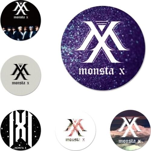 MONSTA X Icons Pins Badge Decoration Brooches Metal Badges For Clothes Backpack Decoration