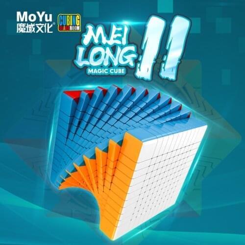 Moyu meilong 11x11x11 Stickerless magic-cube MoYu 11x11 Speed cube puzzle Cubo Magico Educational Toy