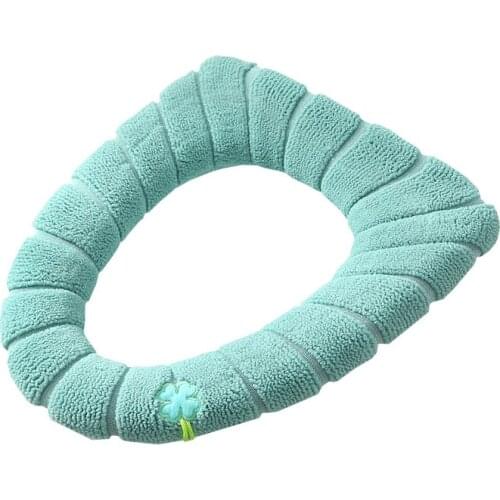 Washable Mat Bathroom Toilet Seat Closestool Toilet Lid Pad Home Decor Warm Soft Pad Bathroom Accessories Toilet Seat #576