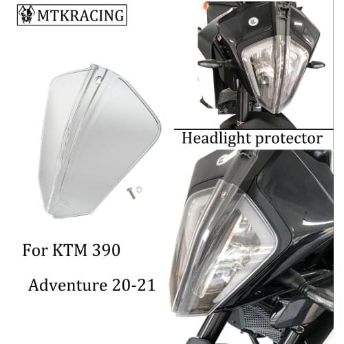 MTKRACING FOR KTM 390 Adventure 2020-2021 790 AdventureR 2019-2020 890 Adventure R 2021 Headlight protector cover screen lens
