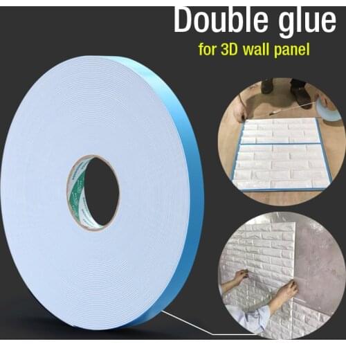 Double glue Self-adhesive 3D Wall Panel 3D wall sticker decor living room wallpaper mural ceiling waterproof bathroom kitchen