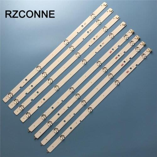 LED Backlight strip 4+4 lamps for Toshiba 47'' TV SVT470A53 REV05 L+R-Type 47L6353DB 47L6453DB LC480DUJ-SGE1 TL470FS46-L