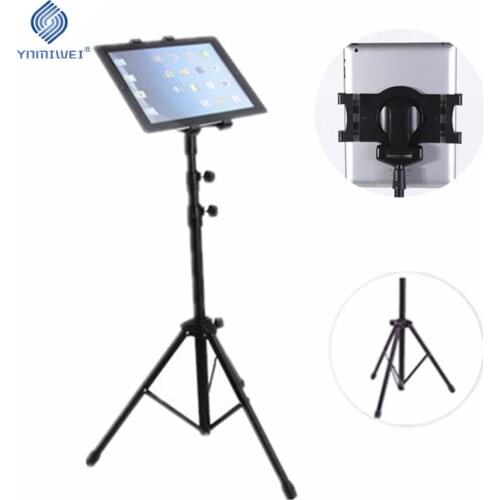 Universal 7-10 inch Tablet Tripod Mount Holder For Lenovo Tab4 Kindle Fire Multi-direction Floor Tablet Stand For Samsung ipad