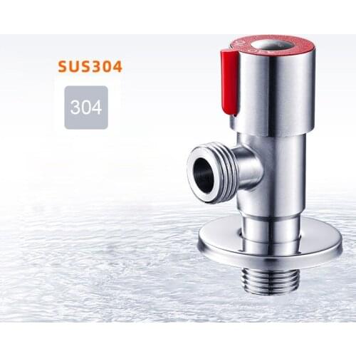Aangle Valve Thickened 304 Stainless Steel Triangle Valve Toilet Water Heater Water Switch Bathroom Fixture Parts