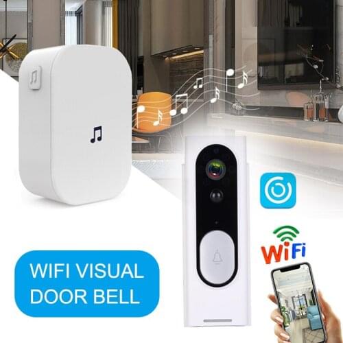 Video Doorbell 1080p HD Night Vision Wireless WiFi Security Home Monitor Intercom Door Bell Camera GK99