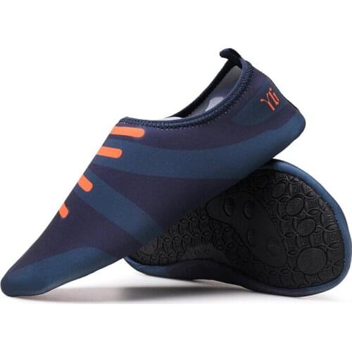 Lovers Aqua Shoes Summer Breathable Quick-Drying Swimming Fishing Upstream Beach Shoes Slip on Water Shoes for Women Men