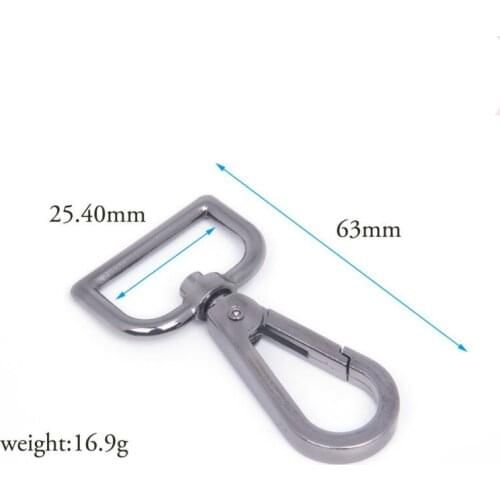 10pcs Swivel Lobster Leather Bag Handbag Purse Shoulder Strap Belt Clasp Clip Trigger Buckle Keychain Key Ring Dog Chain Collar