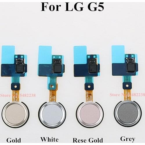 100% Original Home button Fingerprint Sensor For LG G5 Fingerprint Reader Touch ID Sensor Return Key Connector Flex cable