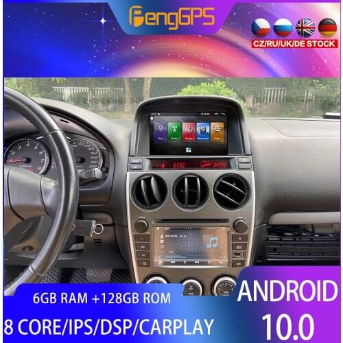 128G Android10 PX6 For Mazda 6 2002 -2012 Car DVD GPS Navigation Auto Radio Stereo Video Accessories Mutlimedia CarPlay HeadUnit