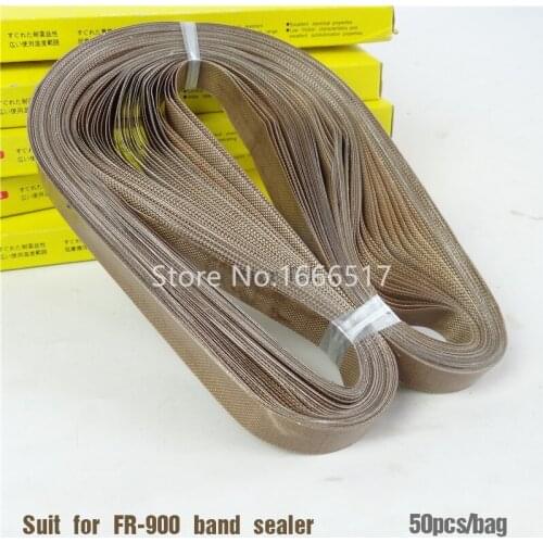 810*15*0.2mm Belt For Continous Band Sealer sealing tape BateRpak Resin Tape Band Sealing Machine Part 50pcs/bag Brand new RH