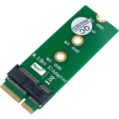 SP M.2 NGFF Key E to Key E Adapter Only support M.2 Key E Card, such as intel 7265/8260/8260/9260 module