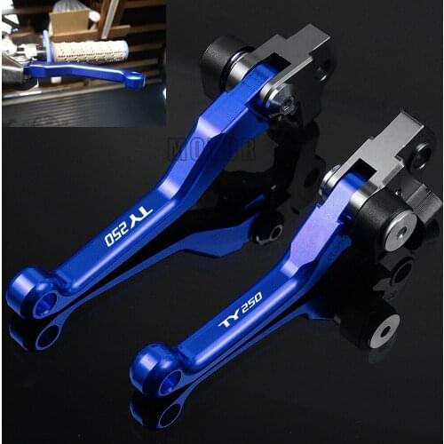 For Yamaha TY250 TY 250 1991-1996 1992 1993 1994 1995 CNC Aluminum Motorcycle Dirt Pit Bike Motocross Pivot Brake Clutch Levers