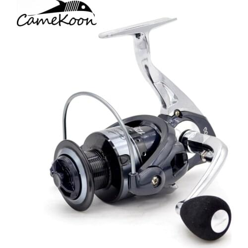 CAMEKOON 2000-7000 Series Spinning Fishing Reel 15KG Max Drag 12+1 Bearings Lightweight Smooth Saltwater Fishing Reel