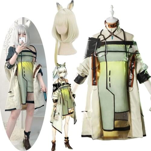Game Arknights Kal'tsit Cosplay Costume Women Halloween Carnival Uniform Party Dress Arknights Kal'tsit Dress suits Cute costume