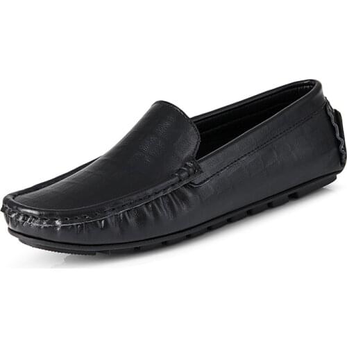 High Quality New Casual Shoes For Men Loafers Cow Leather Mens Boat Shoes Man Luxury Handmade Business Slip on Flats Fashion