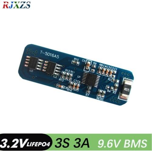 PCM 3S 3A lifepo4 9.6V 18650 BMS PCM battery protection board bms pcm for lifepo4 battery cell pack