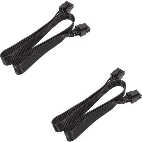 CPU 8 Pin Male to CPU 8 Pin (4+4 Pin) Male EPS-12V Motherboard Power Adapter Cable for Corsair Modular Power Supply,2PCS