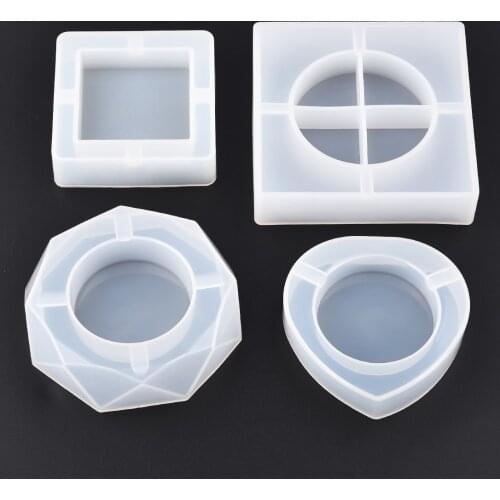 Transparent Ashtray Mold Resin Crystal Silicone Tool Making Resin Craft Home DIY Handmade Crafts Mold DIY Jewelry Making Finding