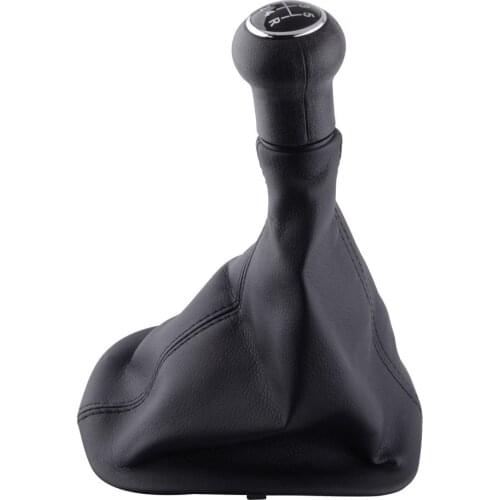 Zeroclearance Car Gear Shift Knob With Gaitor Leather Boot Cover Gaitor Gaiter Boot Cover For VW For PASSAT B5