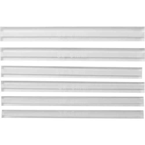 DIY Leather Craft 3 5 Zipper Glue Leak Proof Acrylic Ruler Acrylic Template Sewing Accessories for Leather 6Pcs/Lot