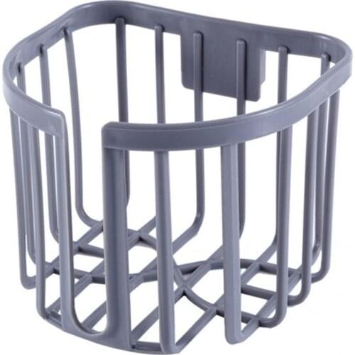 Good Load Bearing Durable Large Capacity Toilet Paper Rack Easy Installation Shower Shelf Wall-mounted for Household