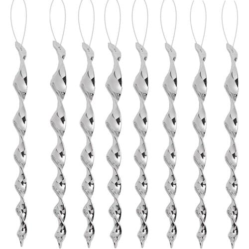 8Pcs Bird Repellent Reflective Scare Rods, Effective Hanging Bird Repellent Devices to Keep Birds Away