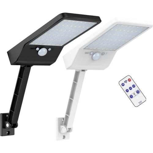 Solar led light outdoor Waterproof PIR Motion Sensor Wall Lamp Outdoor Garden Parks Security Emergency Street remote