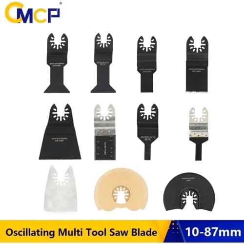CMCP Quick Release Wood Cutter 10-88mm Universal Oscillating Multi Tool Saw Blade for Renovator Power Tool Multi-Function Tools