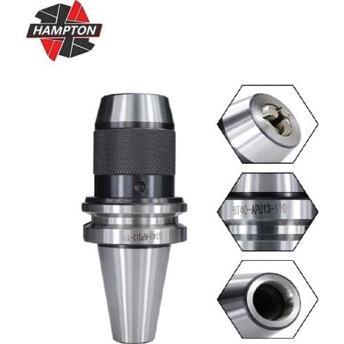 1pc Collet Chuck BT40-APU13-110 Face Mill Arbor Adapter Shell End Mill Arbor Tool Holder For CNC Machine Lathe Turning Tools