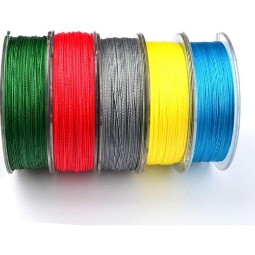 100M Fishing PE Line Red/Green/Grey/Yellow/Blue braided fishing line available 8LB-100LB PE Line Fishing Tools