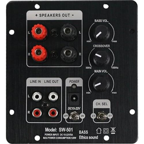2.1 Subwoofer Speaker Amplifier Board TPA3118 o 30Wx2 +60W Sub AMP with Independent 2.0 Output