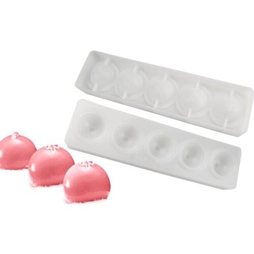 3D Spherical Moulds Silicone Cake Mold Mousse For Ice Creams Chocolates Pastry Art Pan Dessert Bakeware Cake Decorating Tools