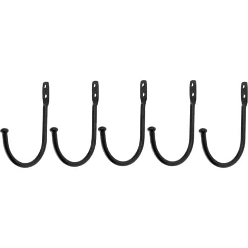 5 Pcs 79*53mm Zinc Alloy Antique Wall Door Bath Coat Hooks Hanger Pot Handbag Bag Hanger Hooks with Screws Furniture Hardware