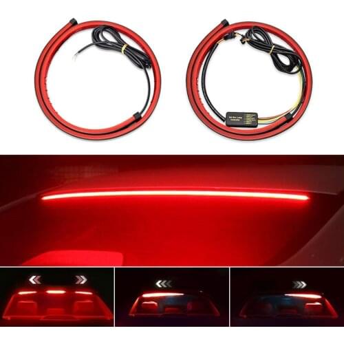 Car Signal Lamp High Mount Stop Brake Light Single/Colors Multi-Mode LED Flash Car Styling Safety Driving Warning Accessories