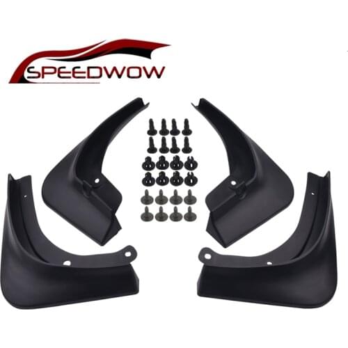 SPEEDWOW Car Mud Guards Fender Mudflaps Flaps Front Rear Mud Flaps Splash Guards For Tesla Model 3 2016 2017 2018 2019