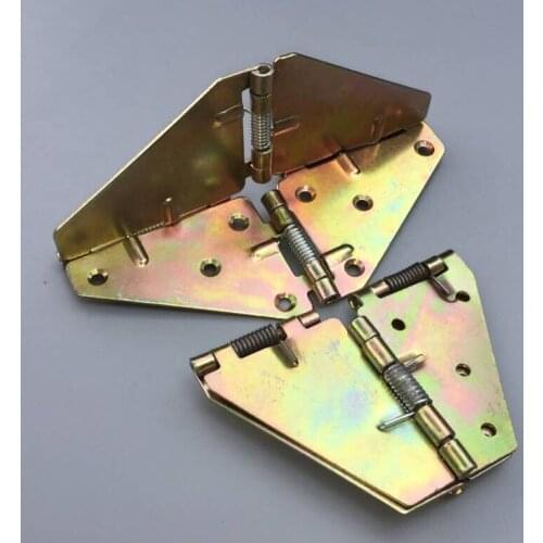 Free shipping 2pcs Dining table folding hinge, butterfly hinge, tabletop turning plate Furniture hinges
