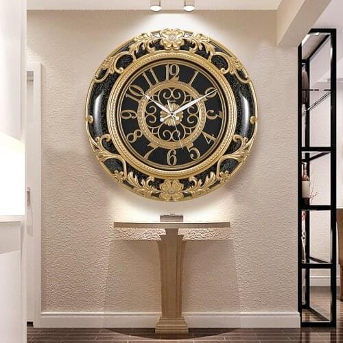 Europa Wohnzimmer Wanduhr Vintage Stumm Mode Kreative Wand Uhr Modernes Design Einfache Quarz Wohnkultur