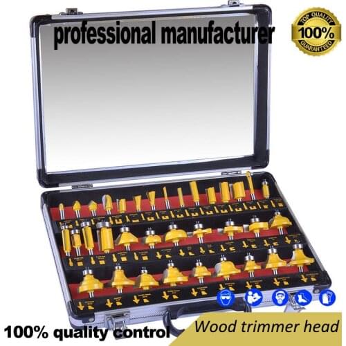 35pcs wood trimmer head bits drill Trimming machine woodworking cutter for home decoration use at goodprice