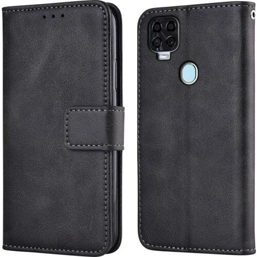 Wallet Leather Case for A1 Alpha 20+ Phone Bag for A1 Alpha 20 Plus Cover Book Case for Alpha 20 Plus Coque
