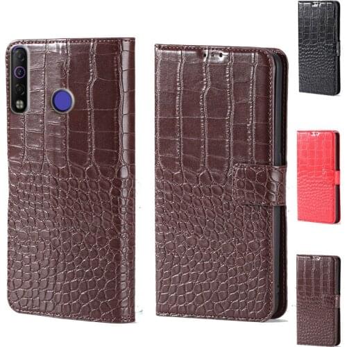 Luxury Crocodile design Flip Leather Wallet Phone Case For Tecno Camon 12 air Phone cover card slot